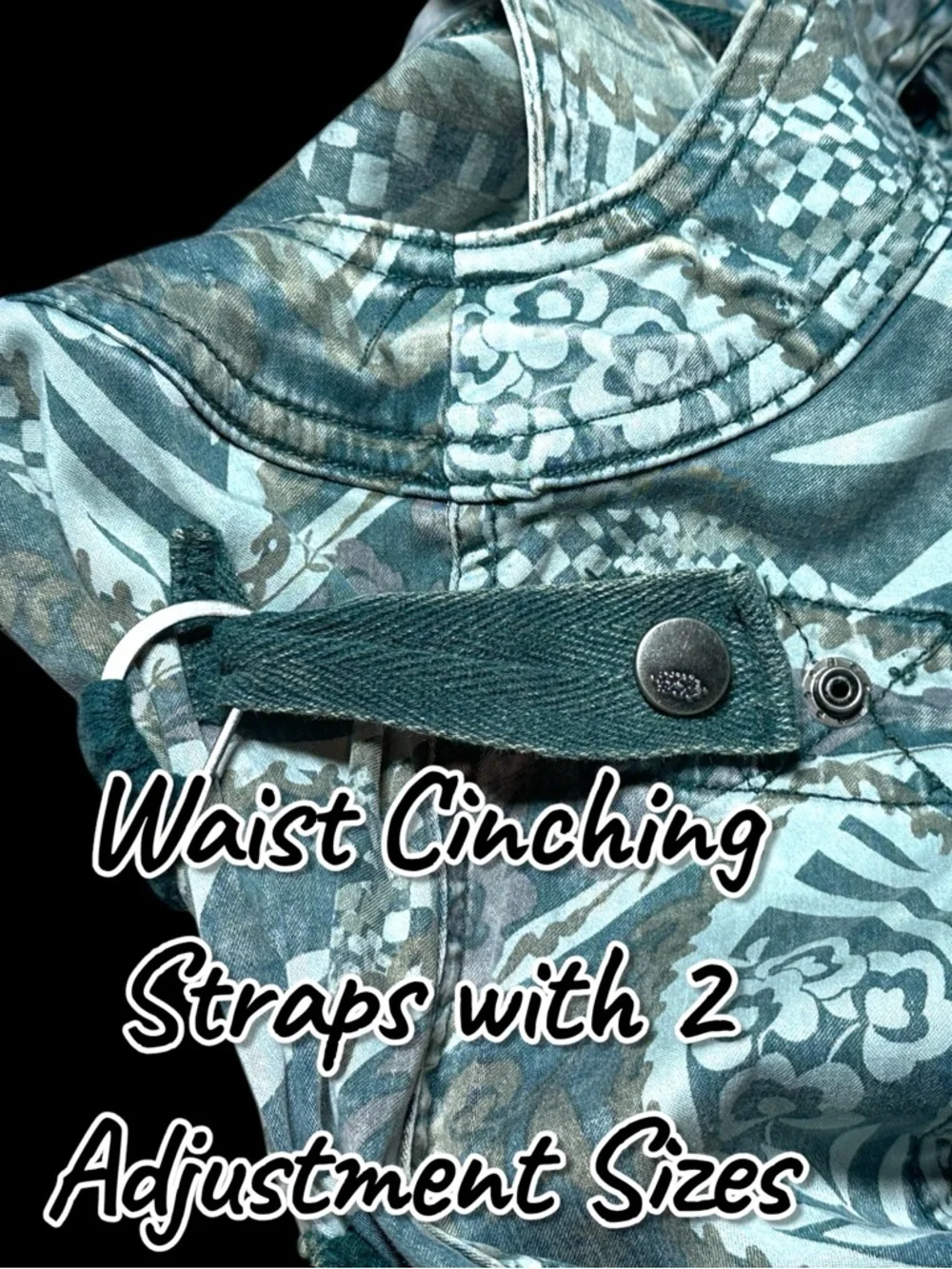 FP Movement Fast Track Onesie Jumpsuit in Trippy Green Design. Size Small - Picture 9 of 15